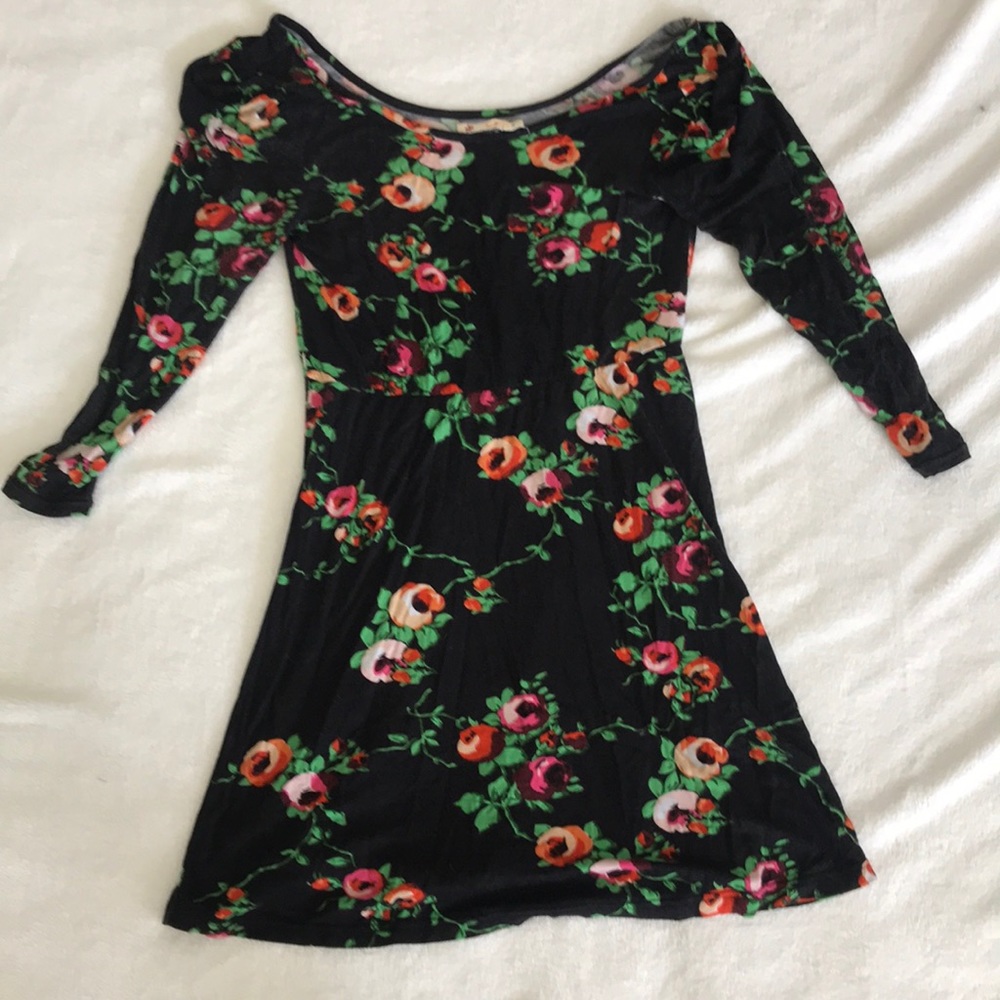 Tulle Floral Patterned Dress
